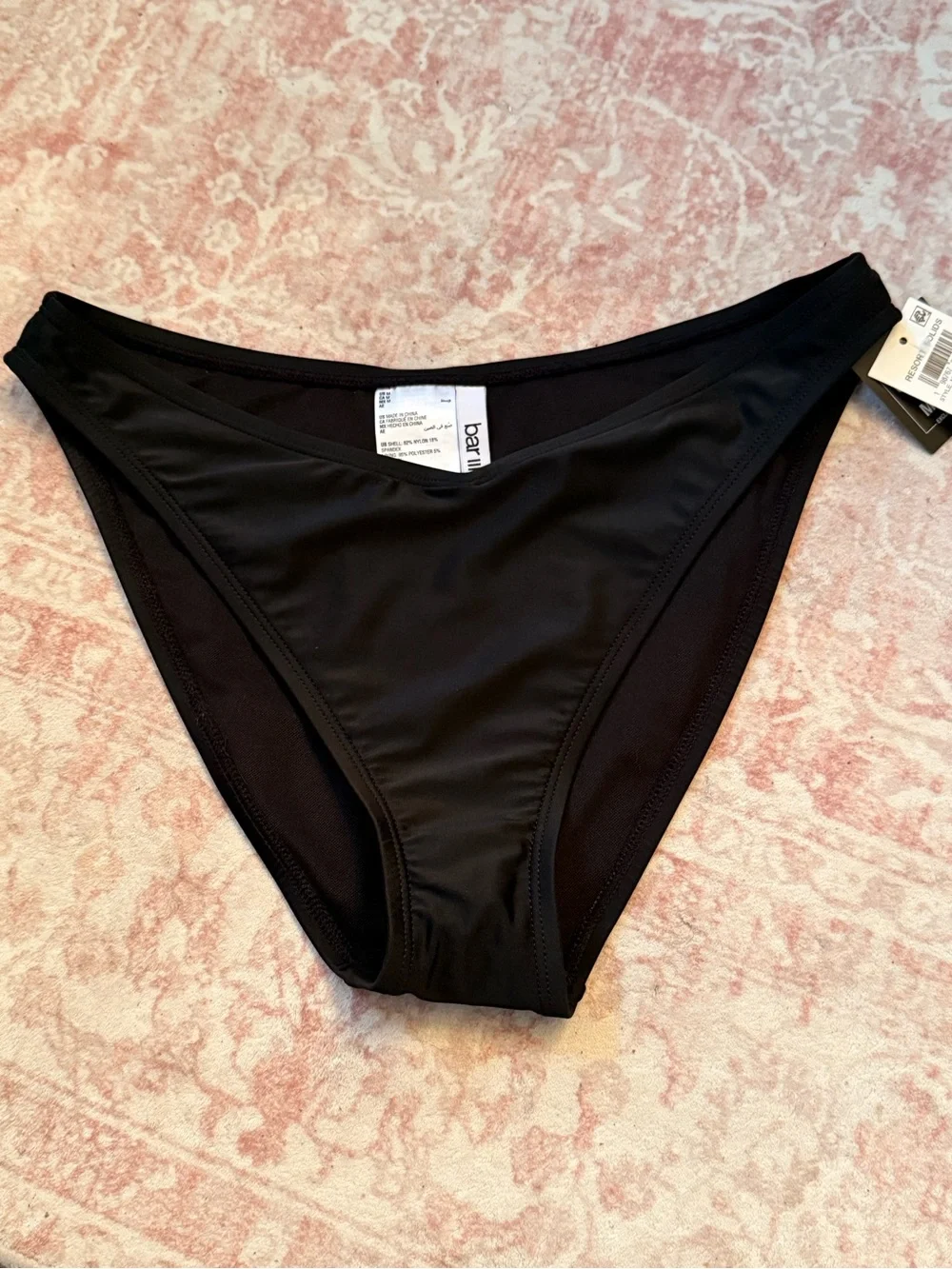 Bar III Black Bikini Bottom